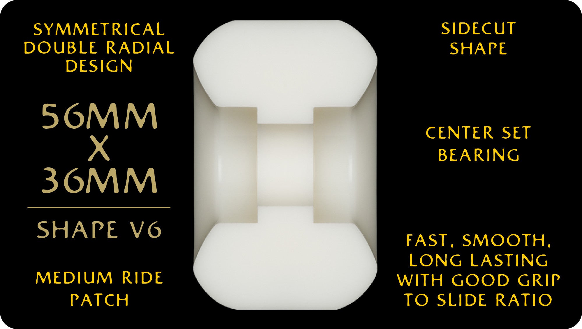 POWELL PERALTA - 56mm Mike Vallely Pro Dragon Formula V6 95a