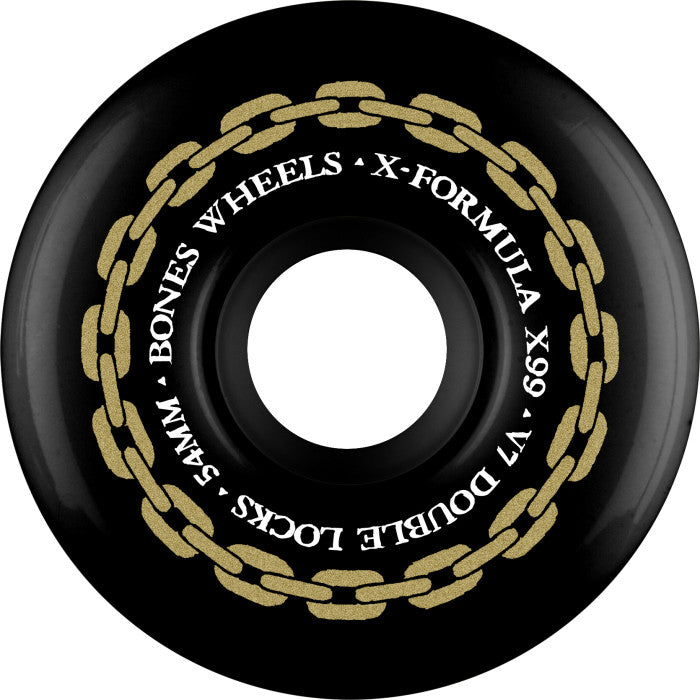 BONES - 54mm X-Formula V7 Double Locks Black 99a