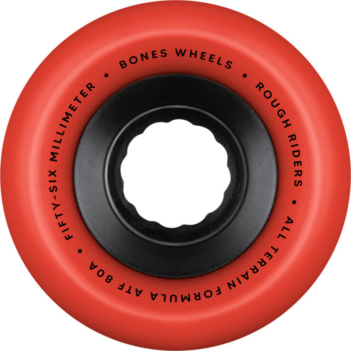 BONES - 56mm ATF Rough Riders Red 80a
