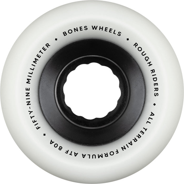 BONES - 59mm ATF Rough Riders White 80a