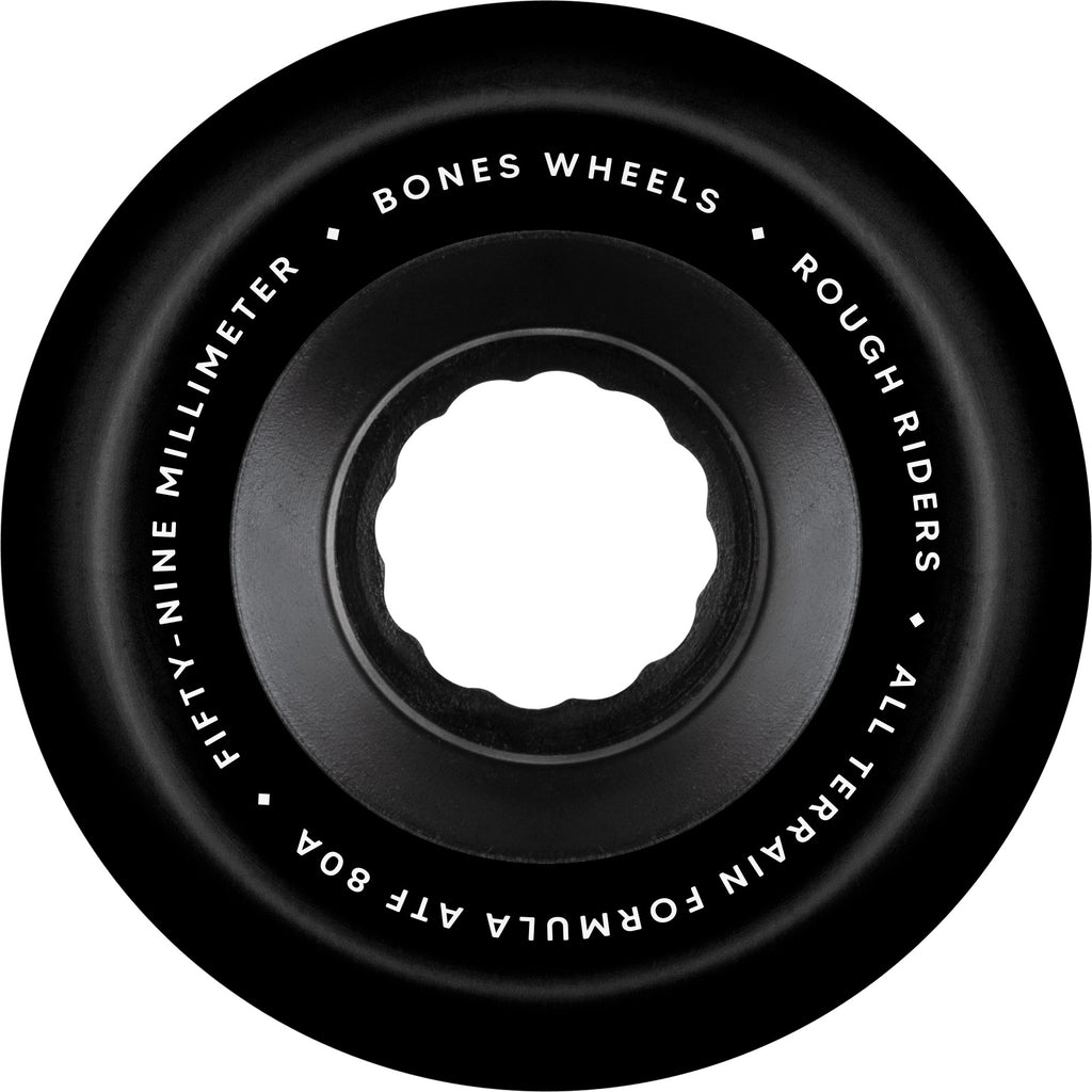 BONES - 59mm ATF Rough Riders Black 80a