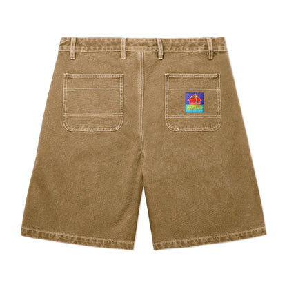 BUTTER GOODS - Work Shorts Washed Brown