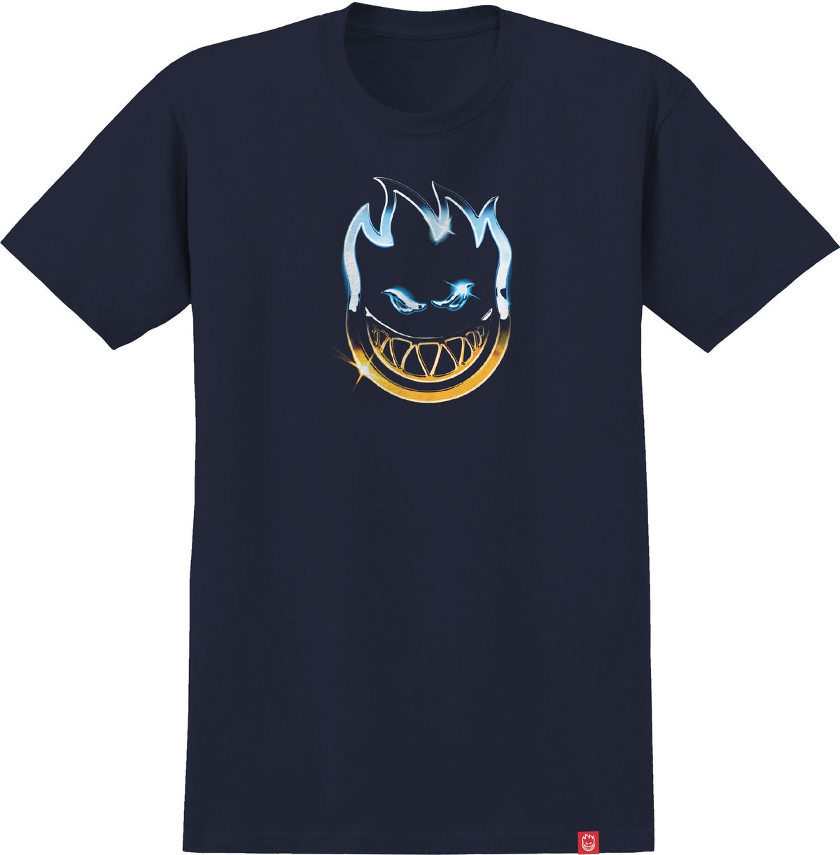 SPITFIRE - Chrome Bighead Tee Navy