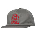 SPITFIRE - Live To Burn Arch Snapback Charcoal/Red