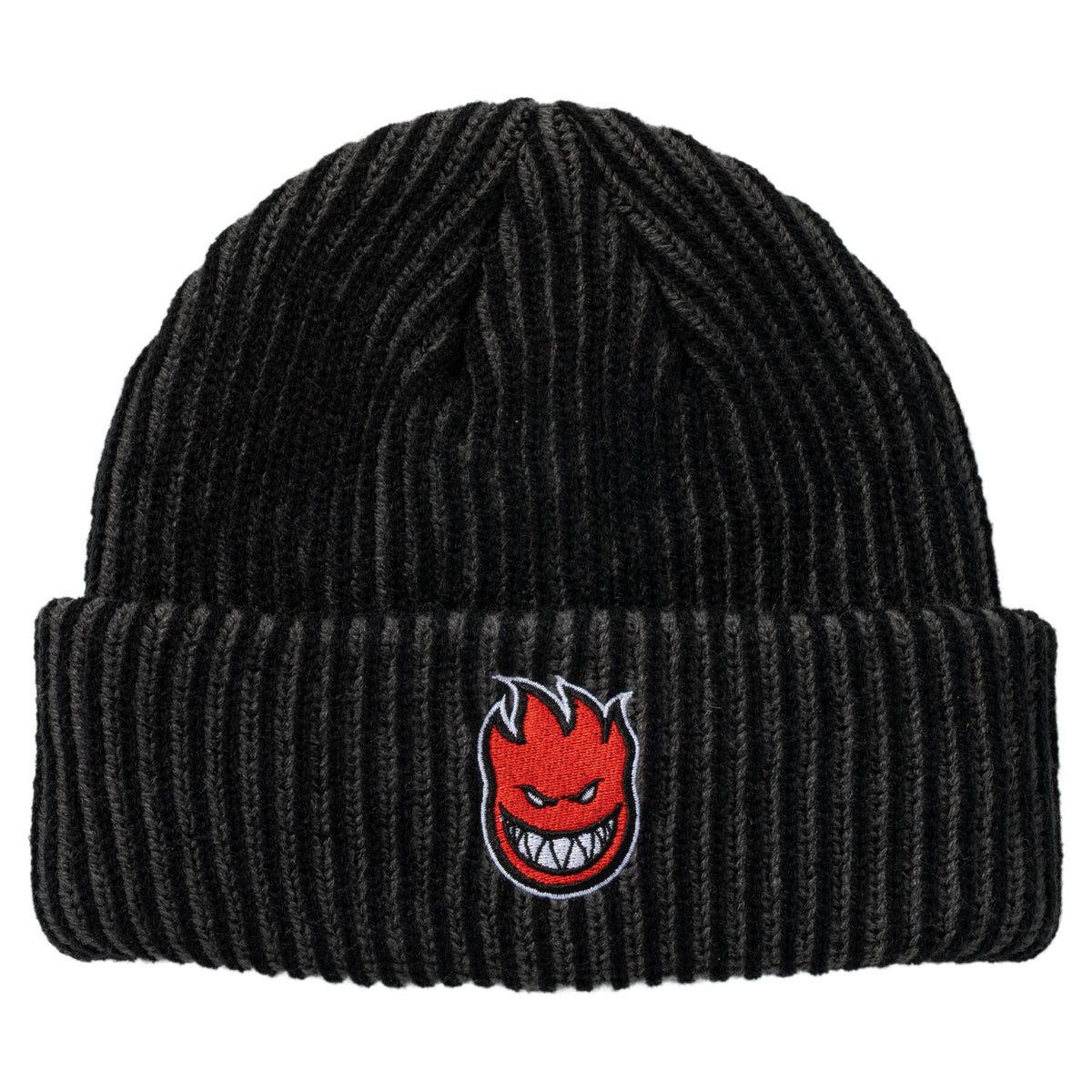 SPITFIRE - Bighead Fill Cuff Beanie Black/Charcoal/Red