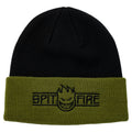 SPITFIRE - Live To Burn Arch Cuff Beanie Black/Olive