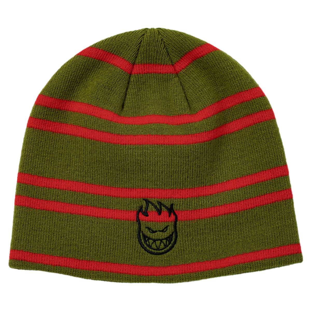 SPITFIRE - Bighead Skully Beanie Olive/Red/Black