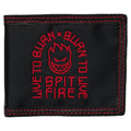 SPITFIRE - Live To Burn Arch Wallet Black