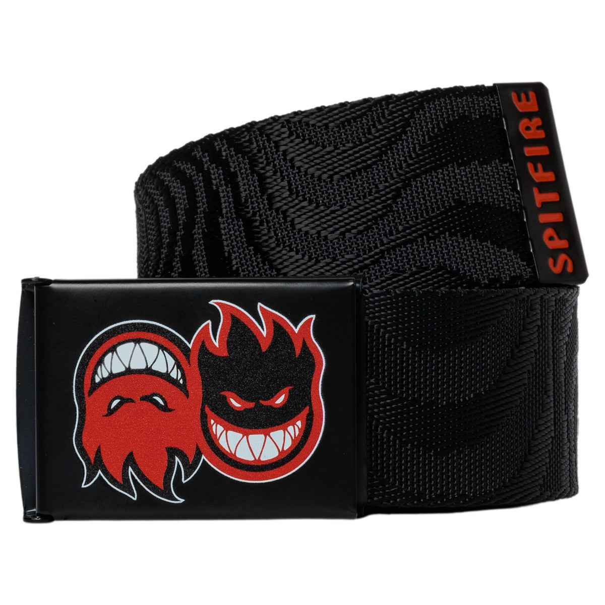 SPITFIRE - Eternal Crescent Jacquard Belt Black/Red