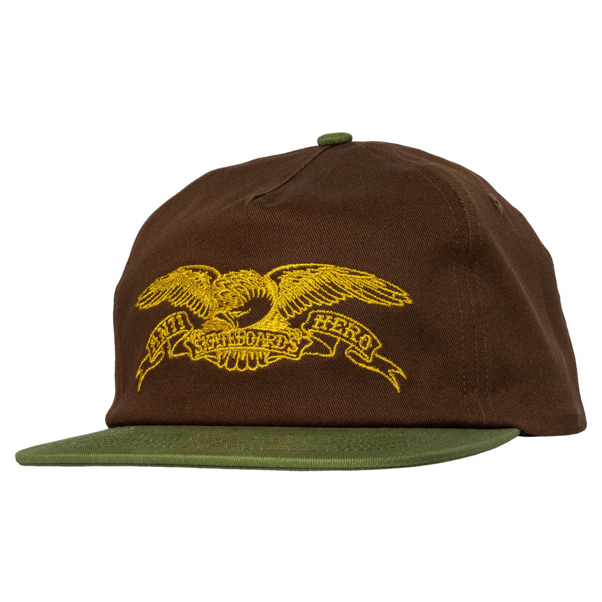 ANTIHERO - Basic Eagle Snapback Cap Brown/Gold