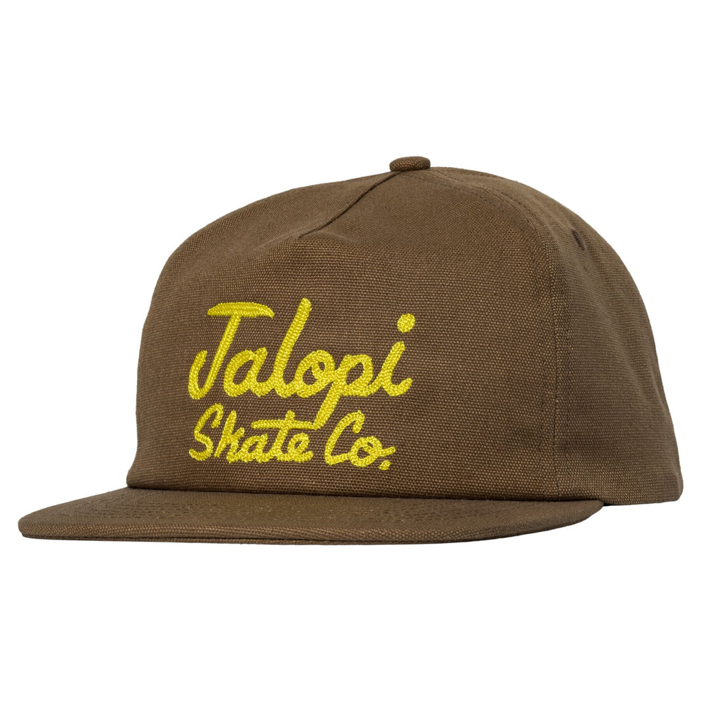 ANTIHERO - Jalopi Skate Co Snapback Brown/Yellow