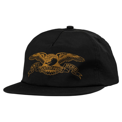 ANTIHERO - Basic Eagle Snapback Cap Black/Brown