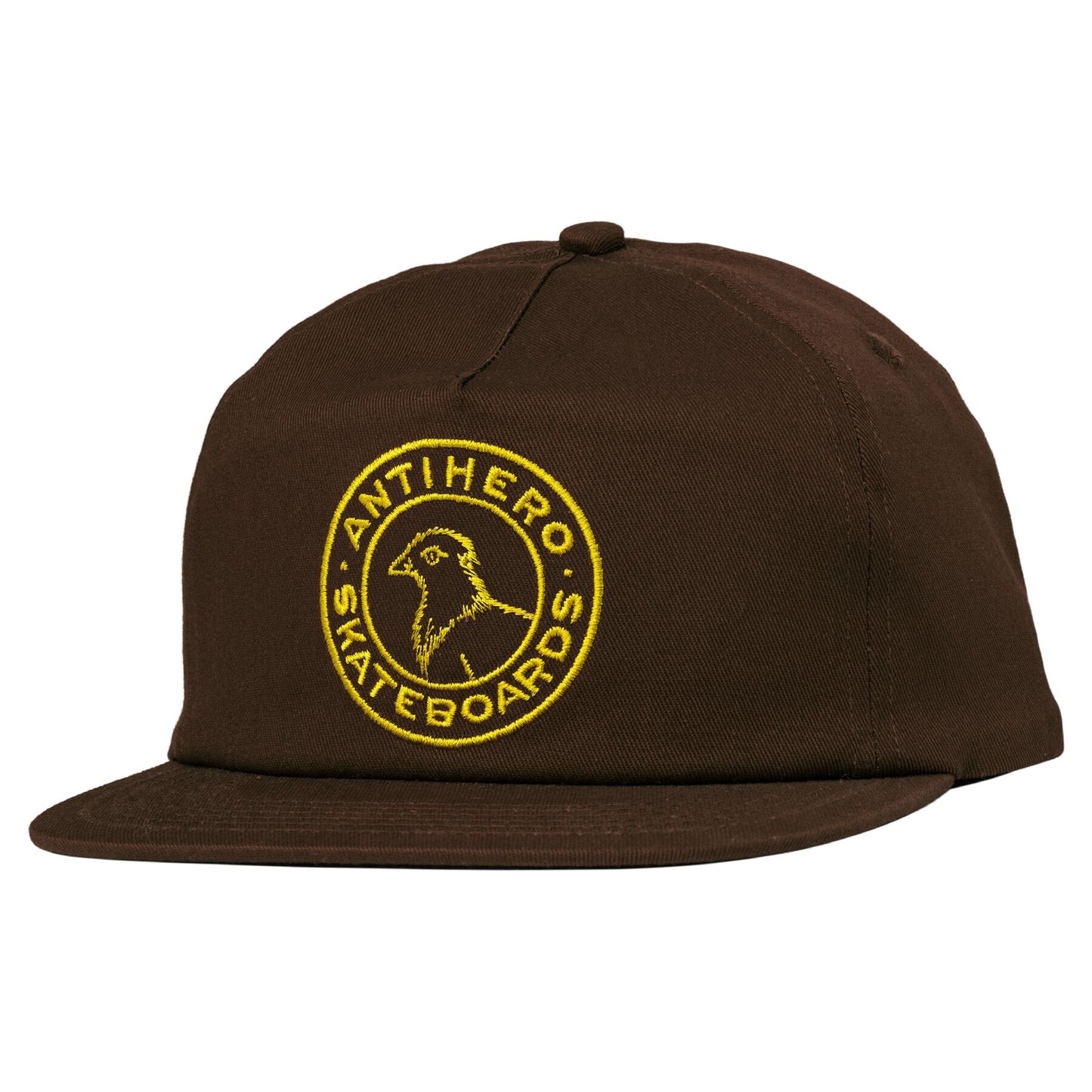 ANTIHERO - Basic Pigeon Snapback Cap Dark Brown