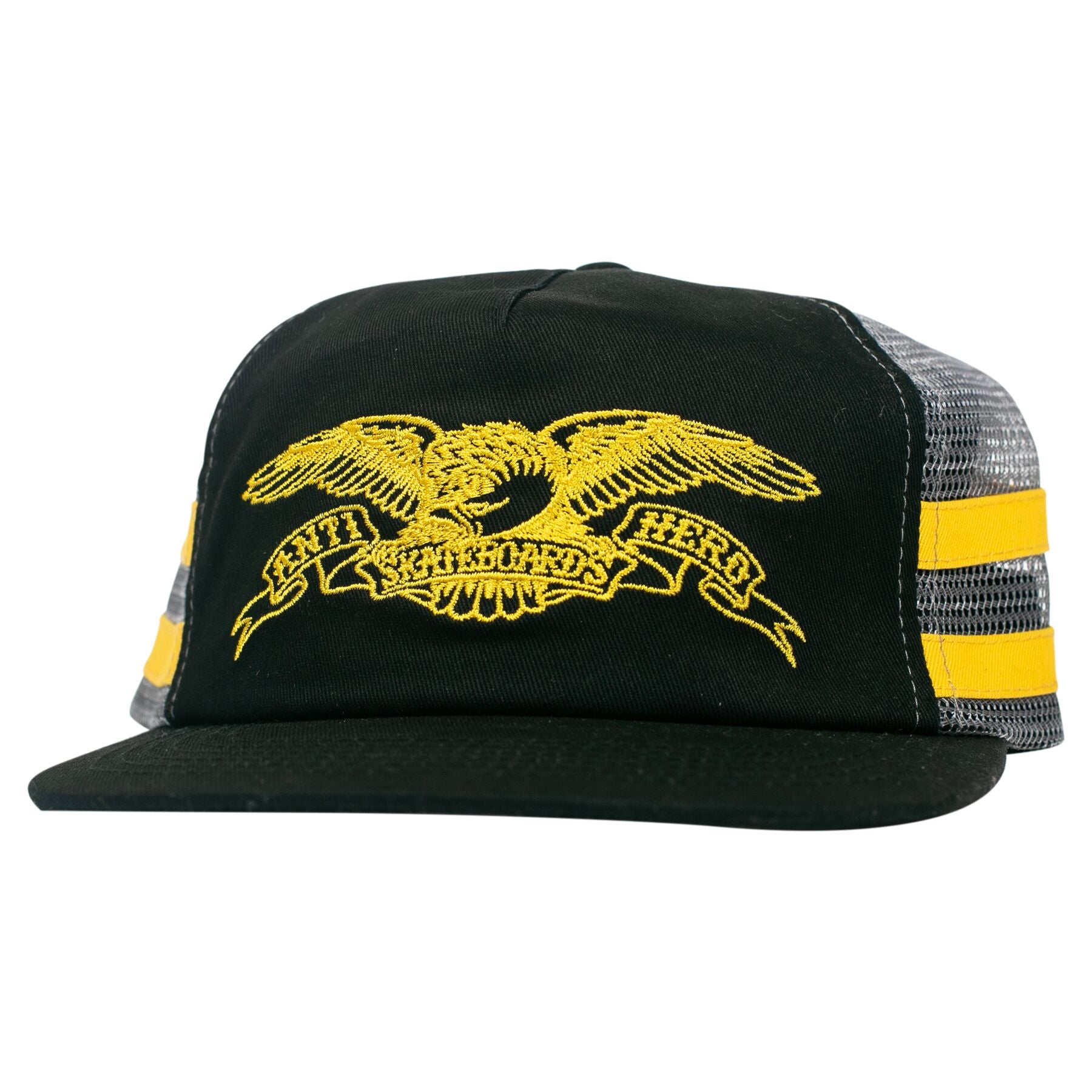 ANTIHERO - Basic Eagle Snapback Cap Black/Charcoal/Gold