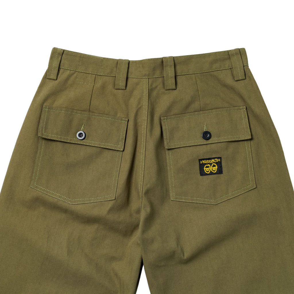 KROOKED - Eyes Fatigue Pants Olive