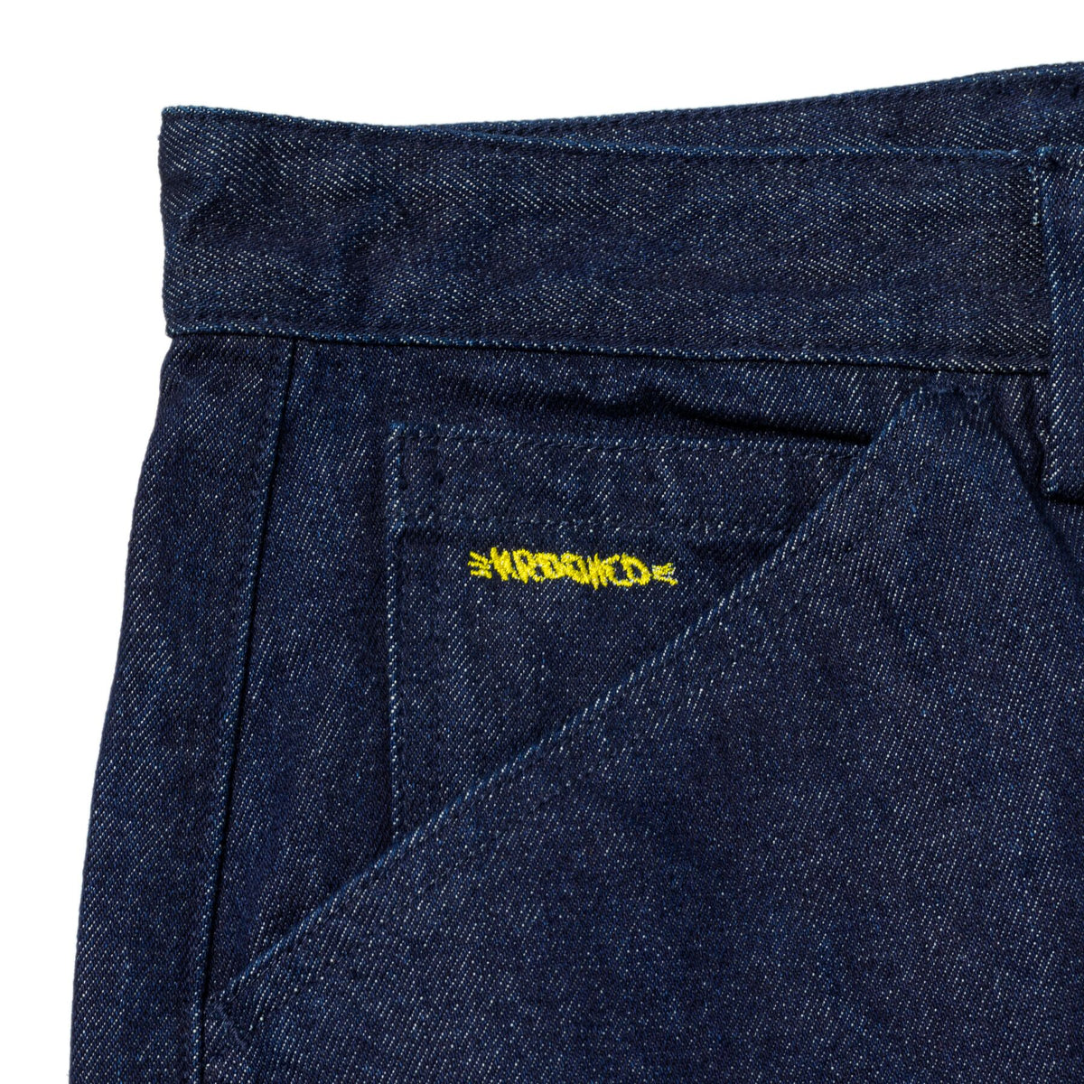 KROOKED - Brush Skript Pants Dark Rinse Wash