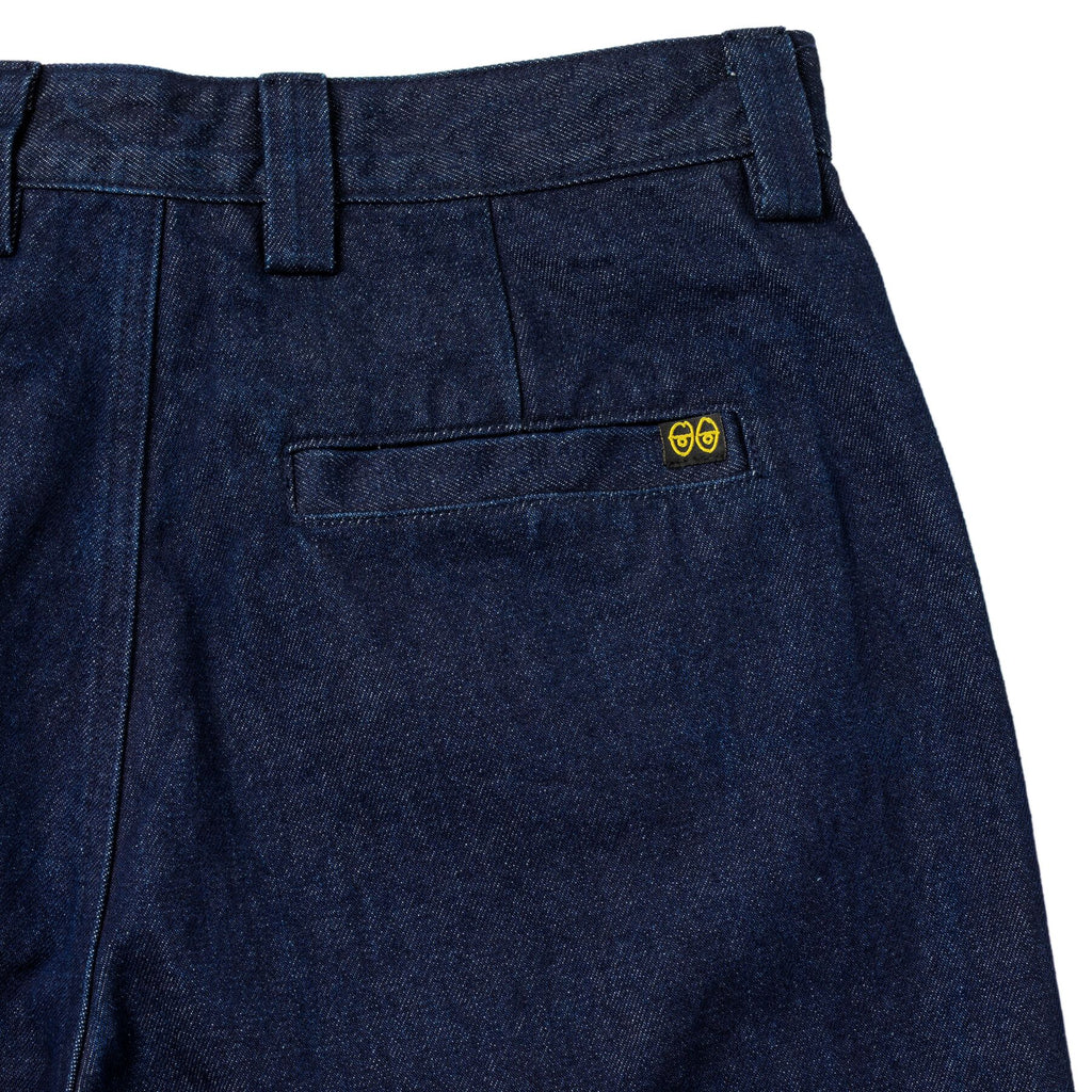 KROOKED - Brush Skript Pants Dark Rinse Wash