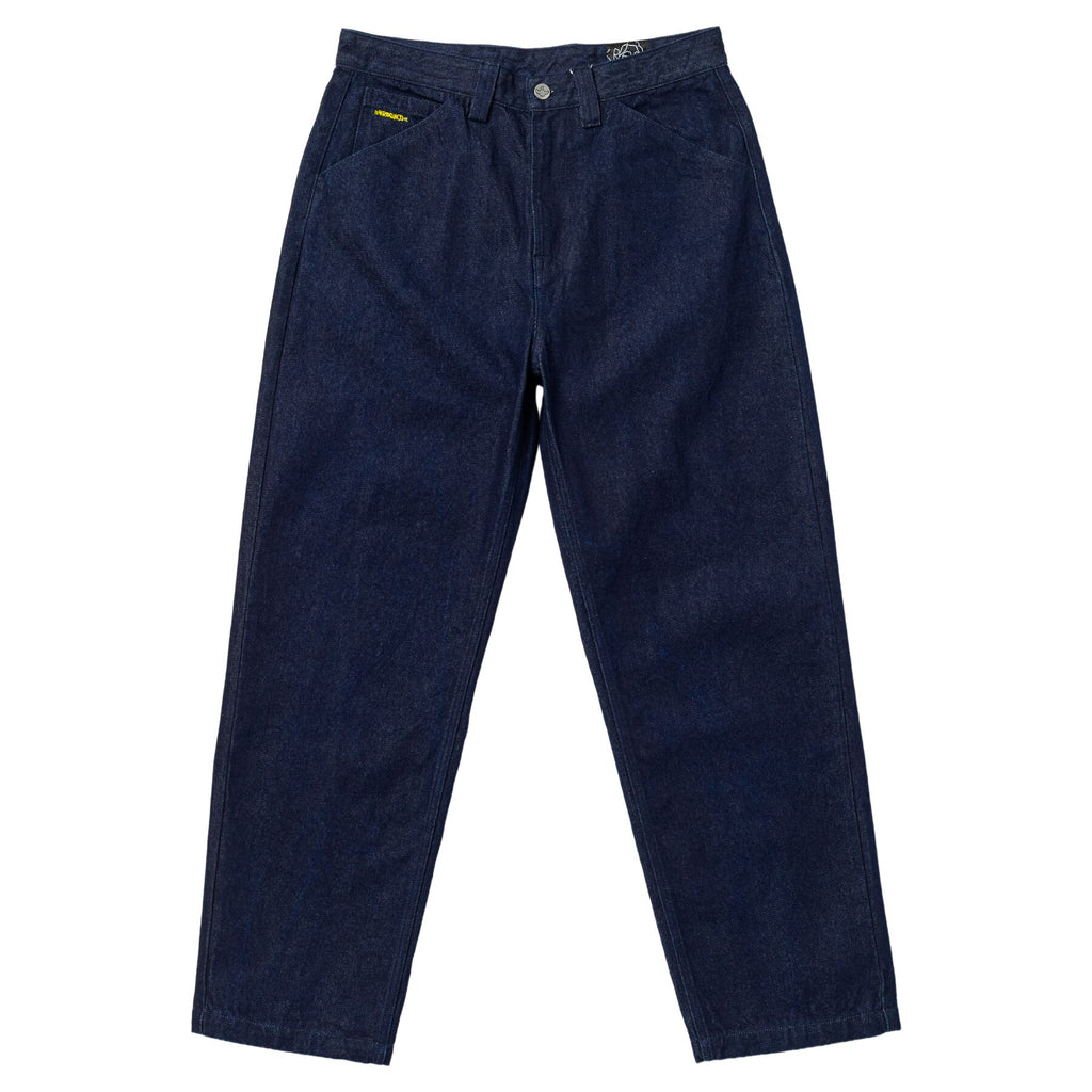 KROOKED - Brush Skript Pants Dark Rinse Wash
