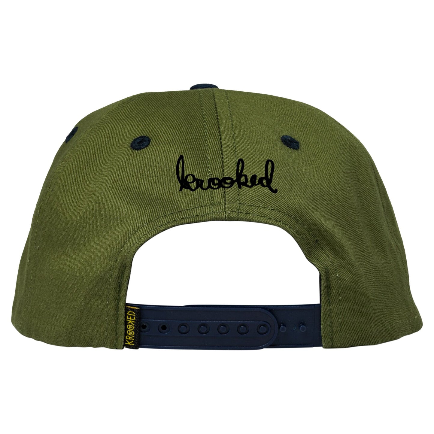 KROOKED - Mermaid Snapback Cap Olive