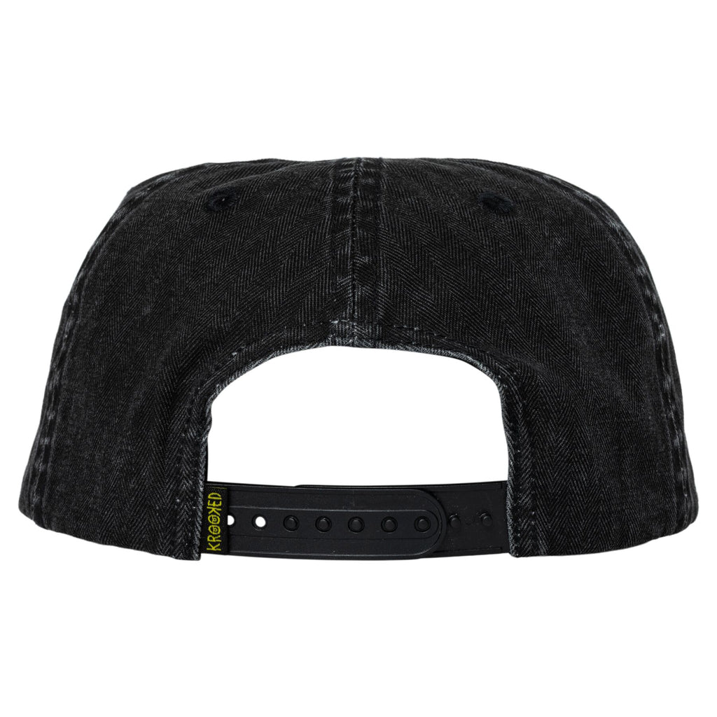 KROOKED - Eyes Snapback Washed Black