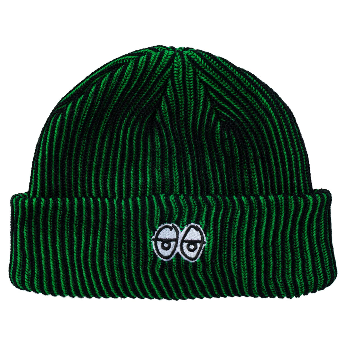 KROOKED - Eyes Fill Cuff Beanie Black/Green