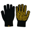 KROOKED - Flowers Knit Gloves Black