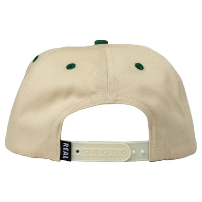 REAL - Fort Miley Snapback Cap Off White