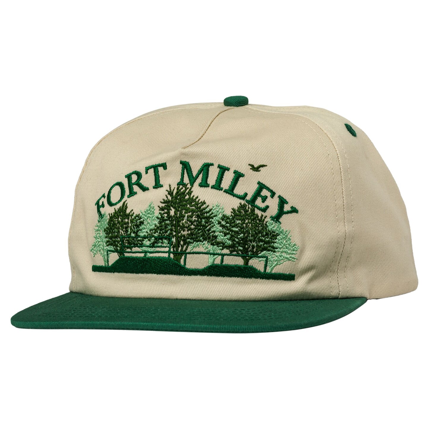 REAL - Fort Miley Snapback Cap Off White