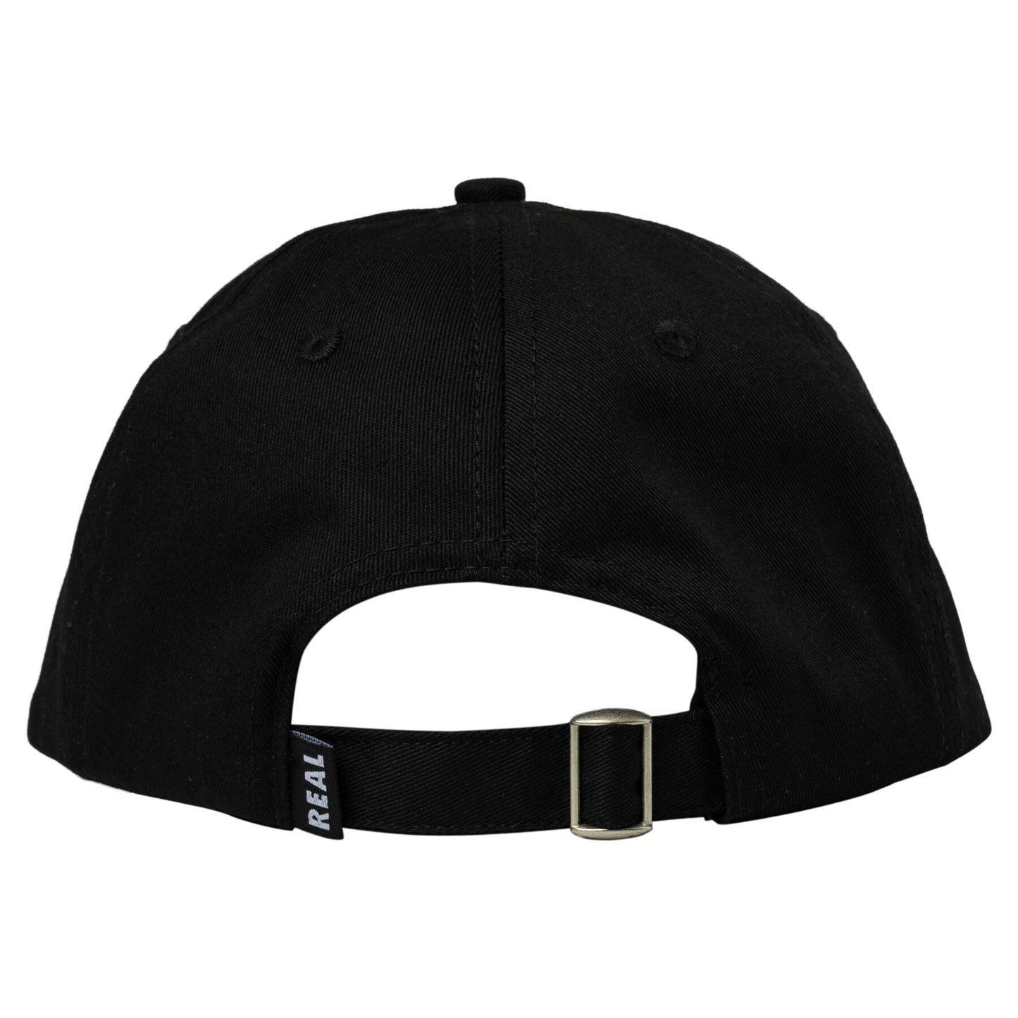 REAL - Oval Strapback Cap Black