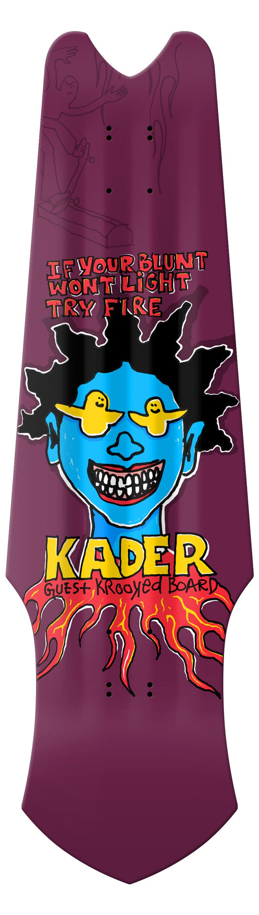 KROOKED - Kader Guest Board Tri-Plane - 9.75