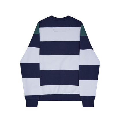 HÉLAS - Nautica Crewneck Navy/White