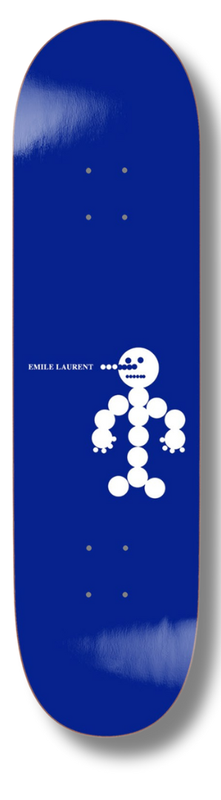POLAR SKATE CO.  - Emile Laurent Snowman Blue - 8.375 SHORT