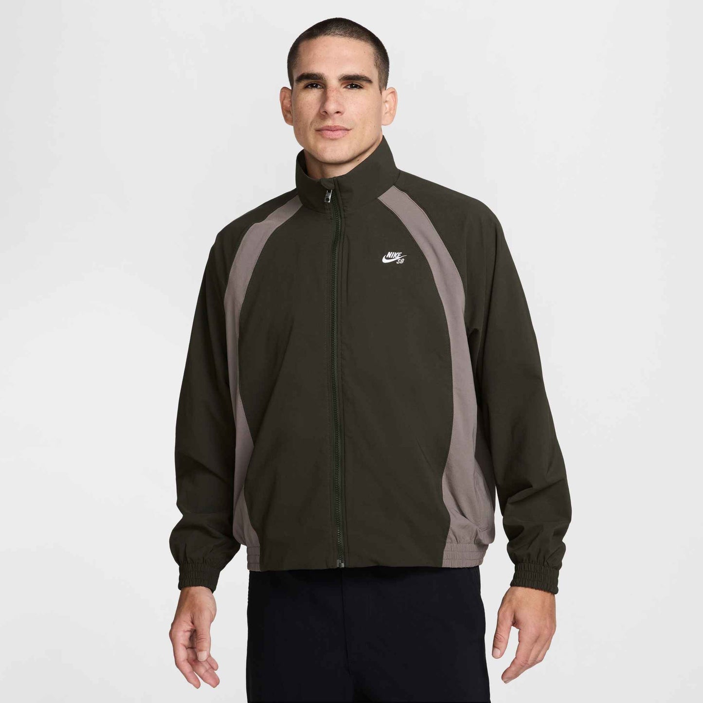 NIKE SB - Full Zip Woven Skate Jacket Sequoia