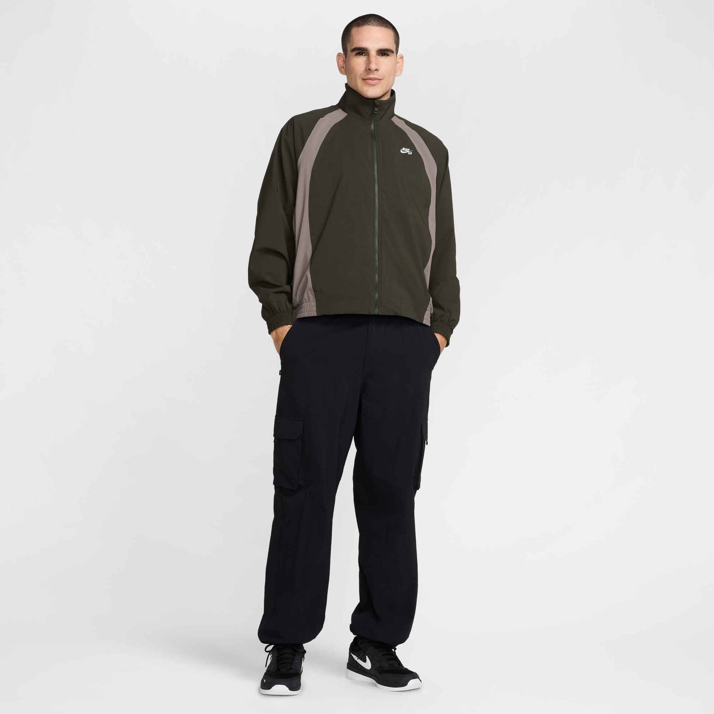 NIKE SB - Full Zip Woven Skate Jacket Sequoia