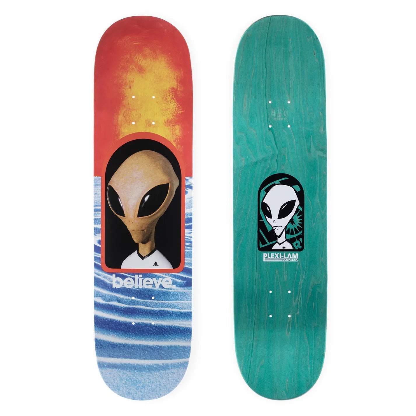 ALIEN WORKSHOP - Believe Reality PLEXI LAM Slick - 8.0