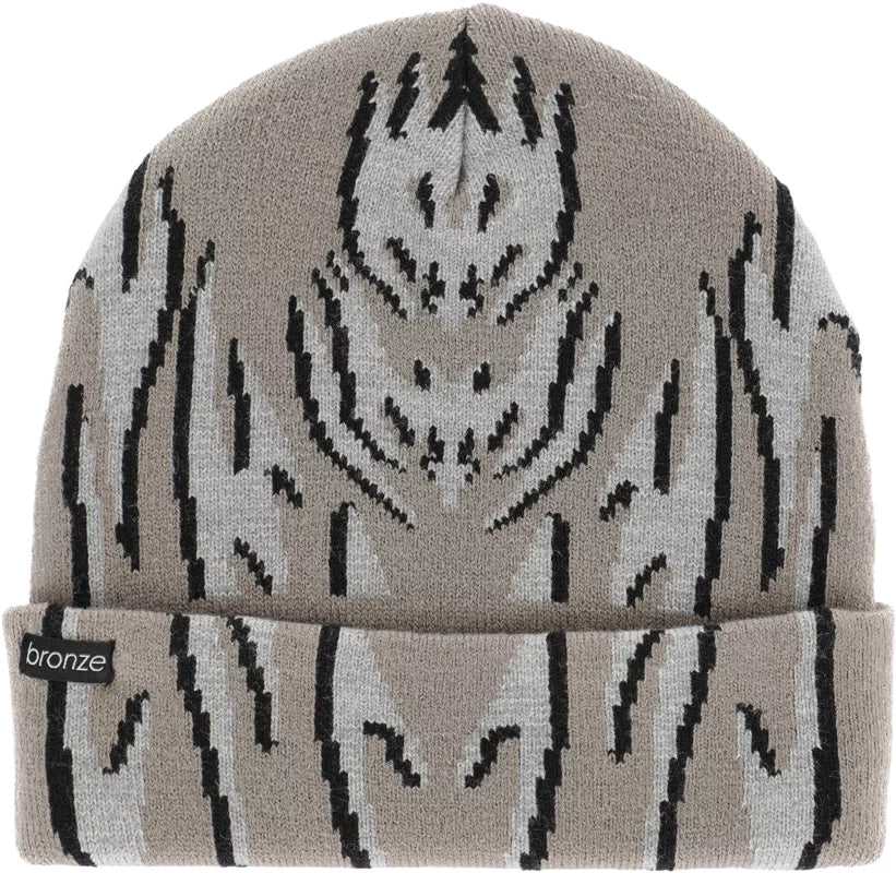 BRONZE56K - Tribal Sport Beanie Grey