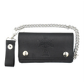 DOGTOWN - Leather Chain Wallet Black