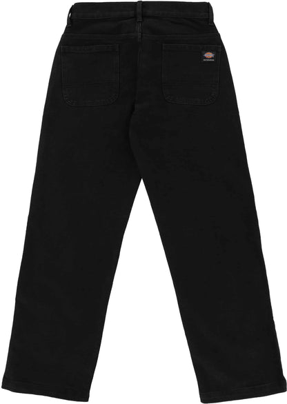 DICKIES - Skateboarding Wingville Loose Fit Jeans Black Denim