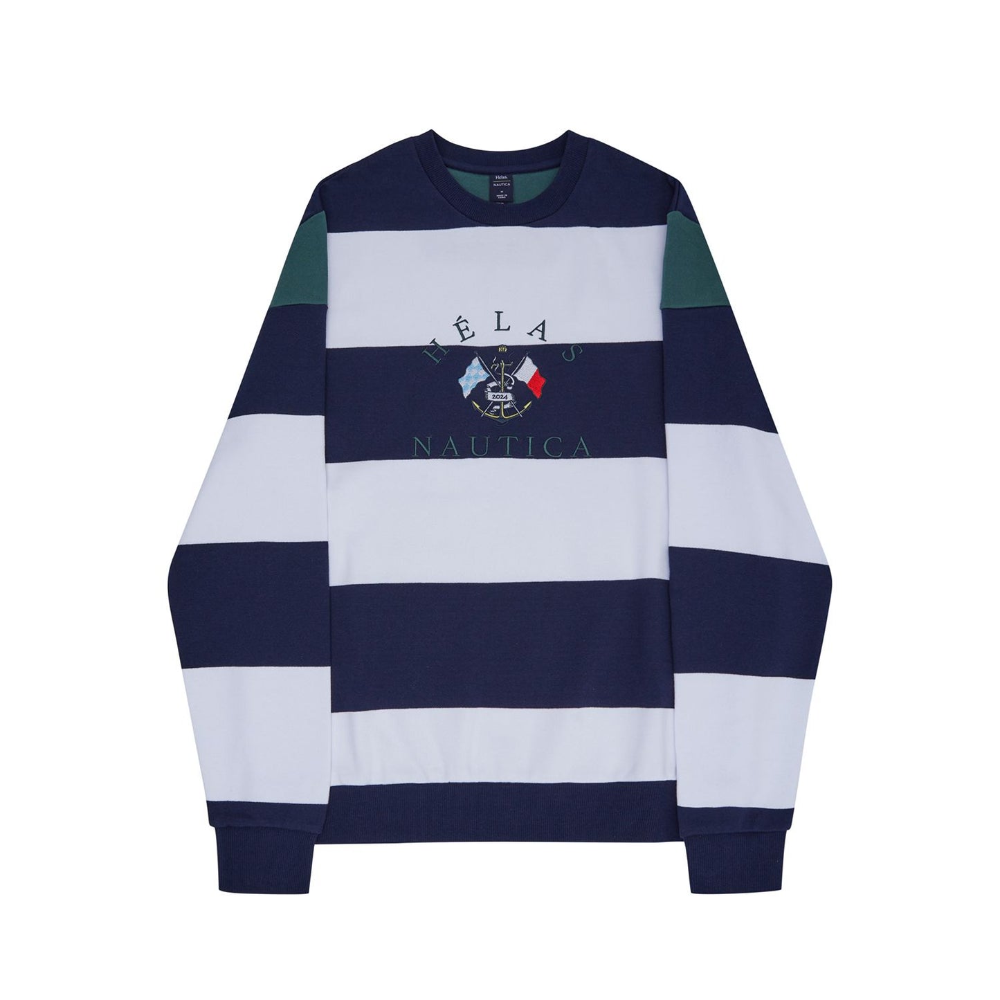 HÉLAS - Nautica Crewneck Navy/White