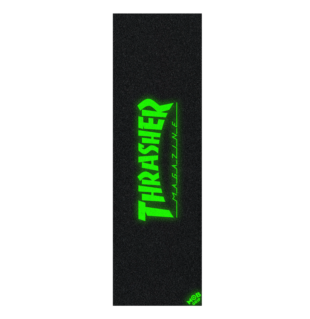 MOB GRIP - Thrasher Glow Logo Griptape 10x33