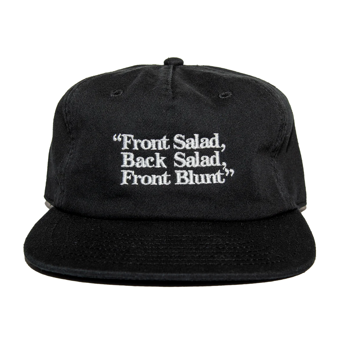 JENKEM - Front Blunt Hat Black