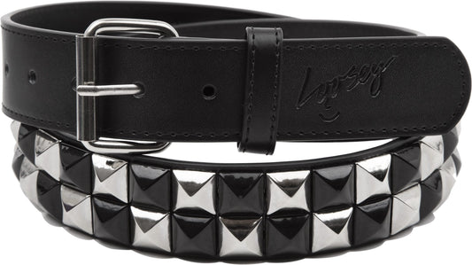 LOOSEY - Checkered Studded Belt