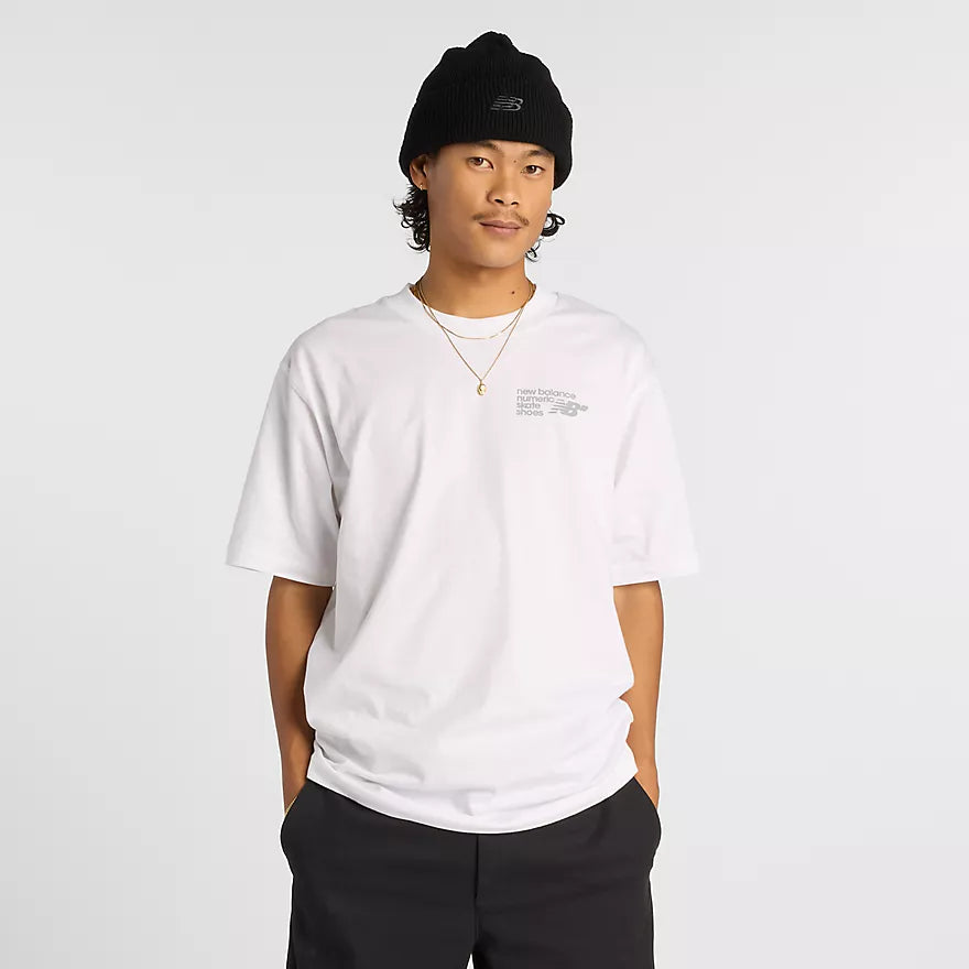 NEW BALANCE NUMERIC - Small Logo Tee White
