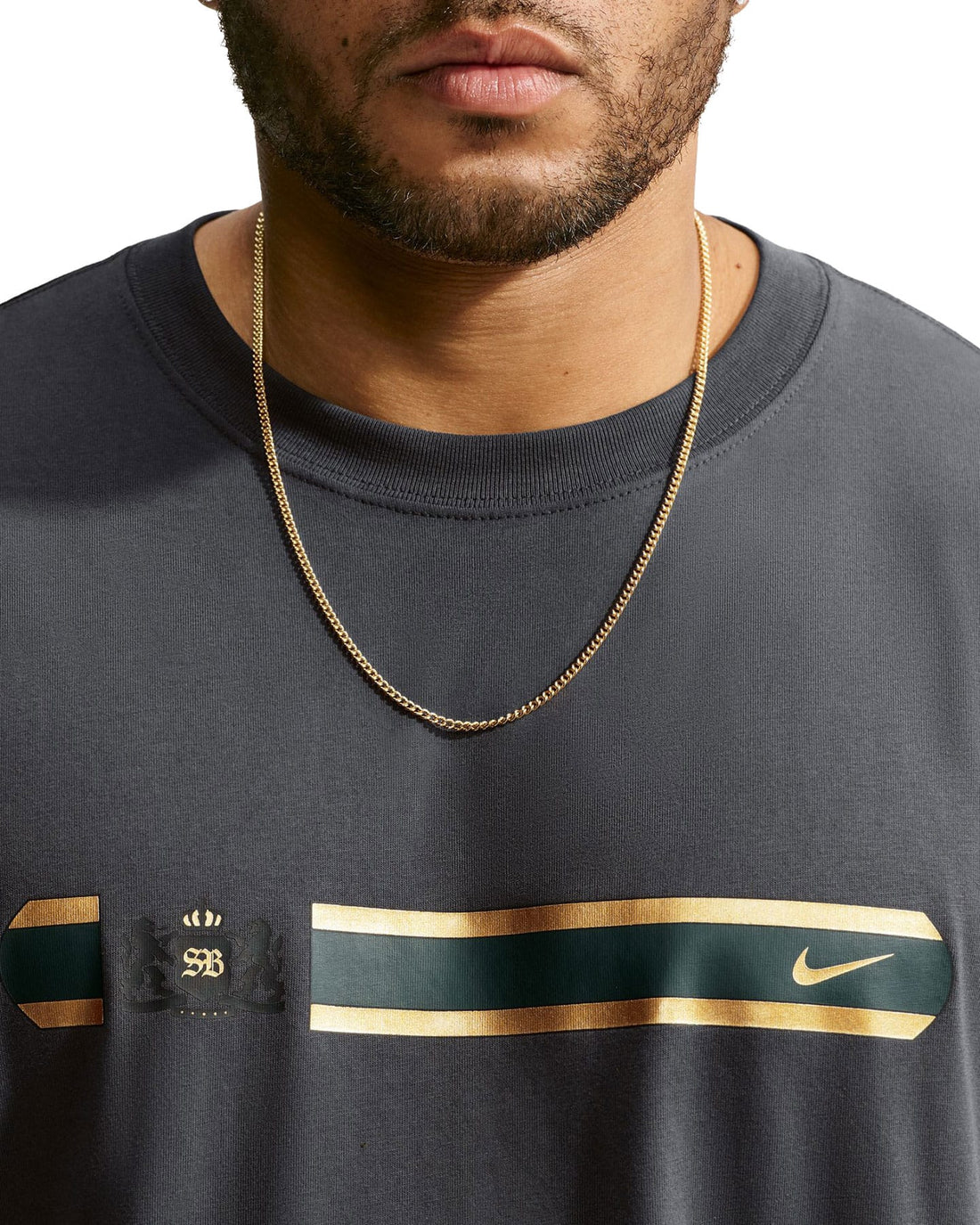 NIKE SB - Champagne Crest Tee Charcoal