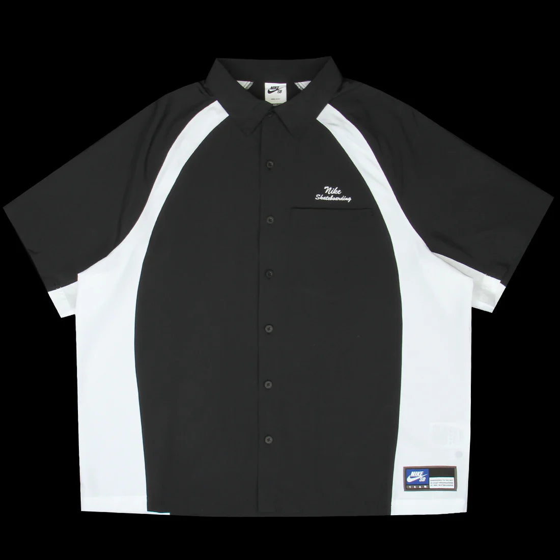 NIKE SB - Bowler Shirt Black/White