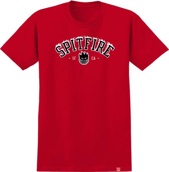 SPITFIRE - Team Bighead Flames Tee Red