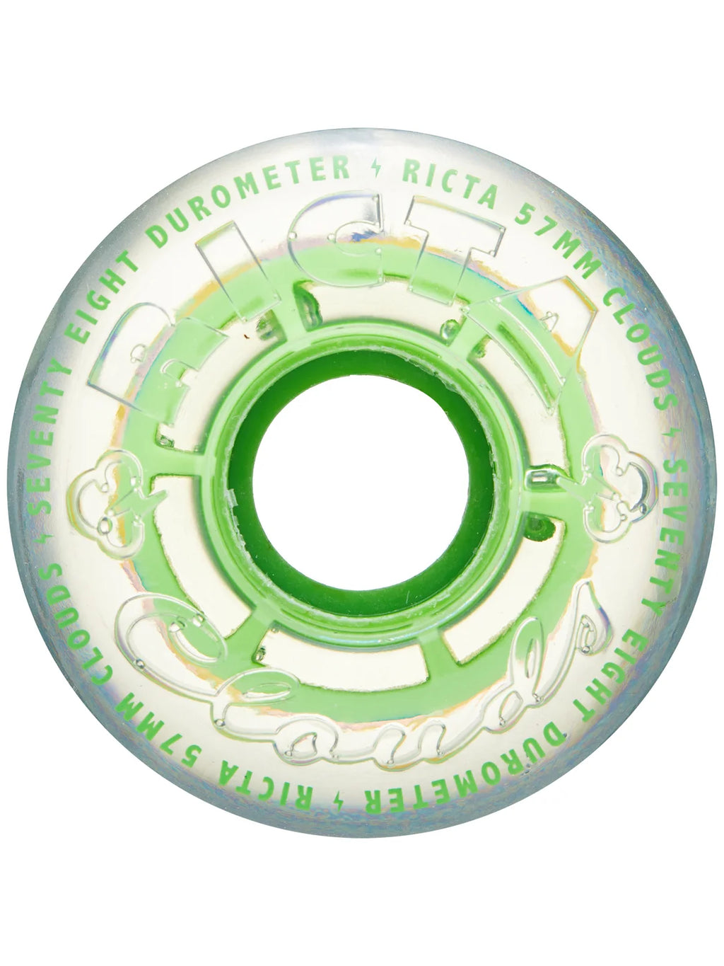 RICTA - 57mm Clouds Clear Splatter Camo Green 78a