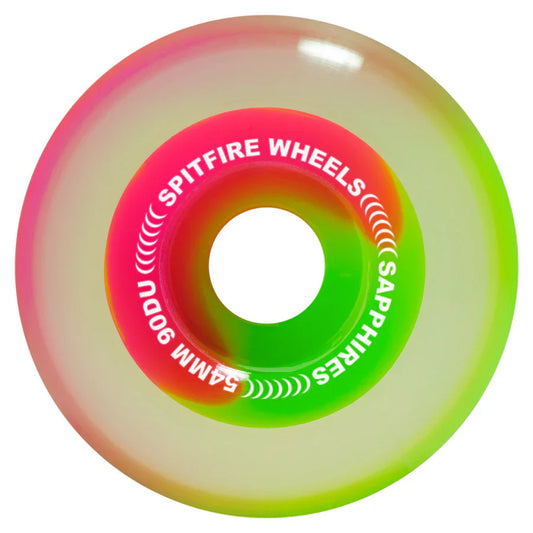SPITFIRE - 56mm Sapphire Pink/Green Swirl 90D