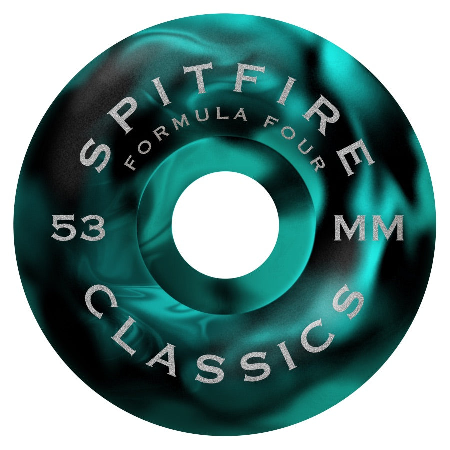SPITFIRE - 53mm F4 Floral Teal Swirl Classic 99a