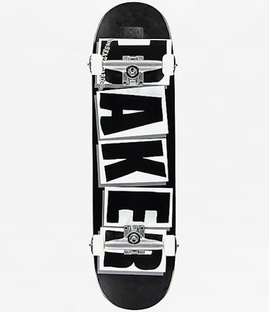 BAKER - Brand Logo Black/White Complete - 8.25